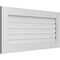 Ekena Millwork Vertical Surface Mount PVC Gable Vent: Functional, w/ 3-1/2"W x 1"P Standard Frame, 42"W x 20"H GVPVE42X2001SF - alternate 5